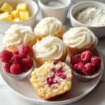 Raspberry Lemon Heaven Cupcakes: 12 Divine Bites 6 Raspberry Lemon Heaven Cupcakes