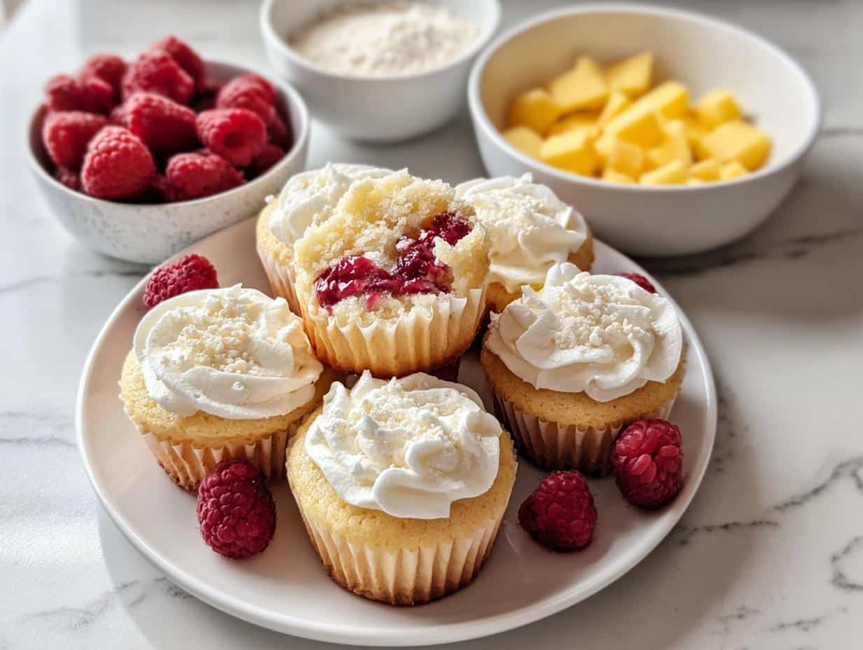Raspberry Lemon Heaven Cupcakes: 12 Divine Bites - Raspberry Lemon Heaven Cupcakes - additional detail