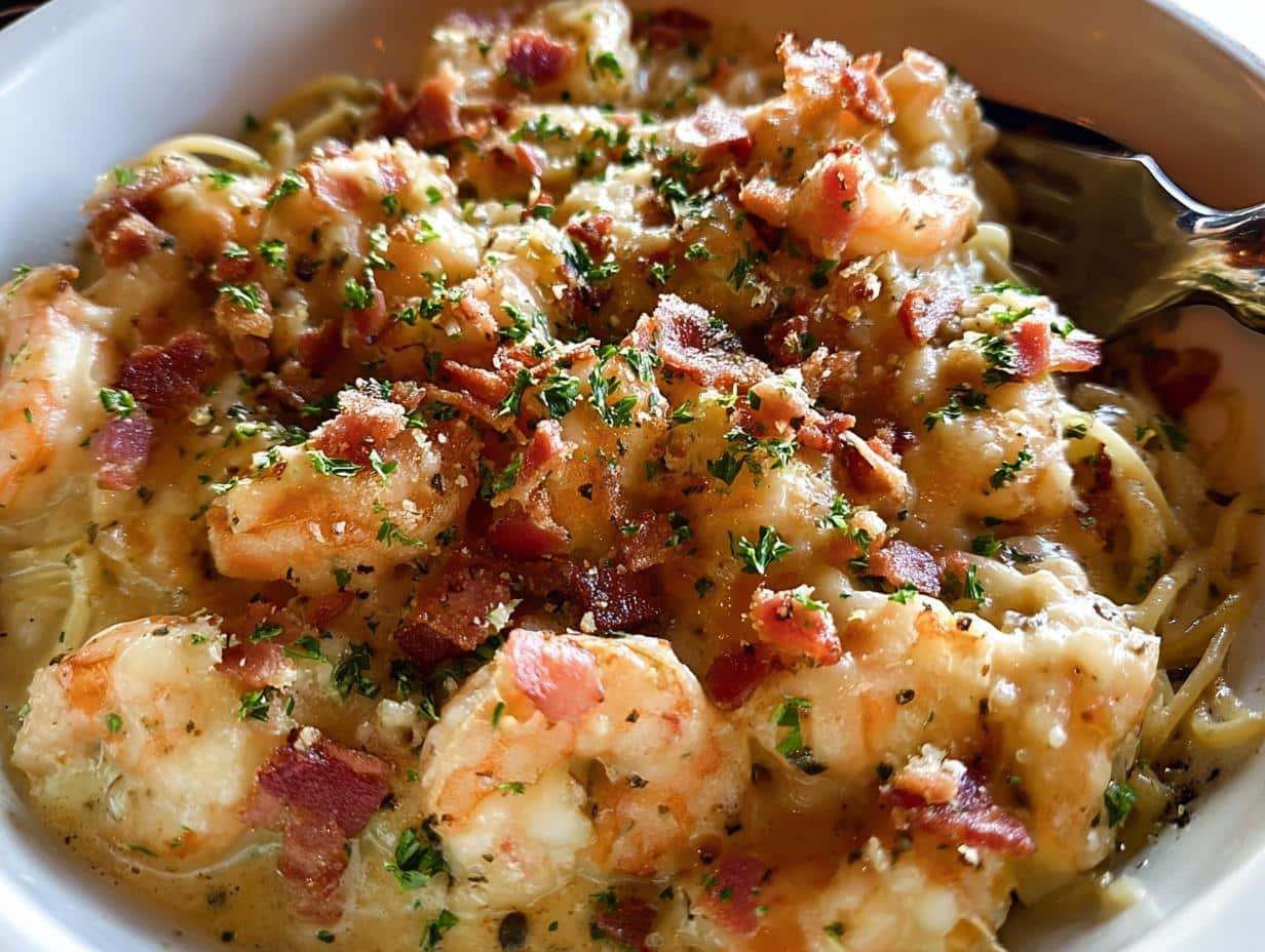 Shrimp Carbonara