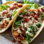 Rave-Worthy Smash Chicken Caesar Tacos in Just 20 6 Smash Chicken Caesar Tacos