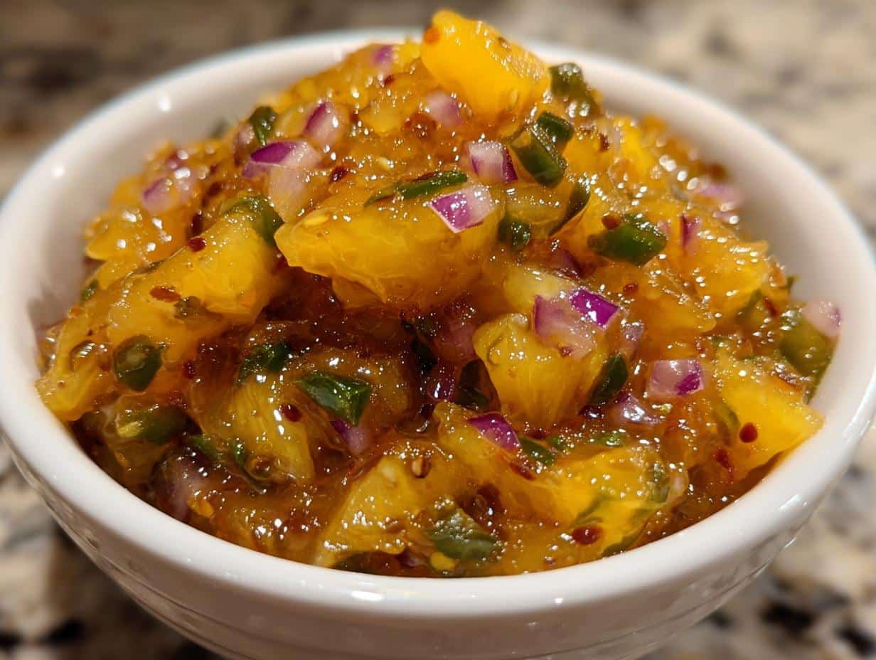 Spicy Pineapple Jalapeño Chutney