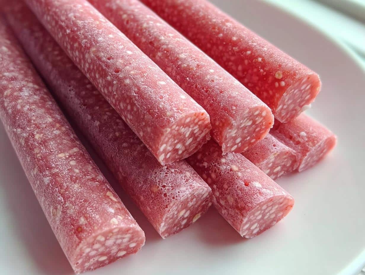 Strawberry Oat Smoothie Sticks Recipe for Dogs - detail 2