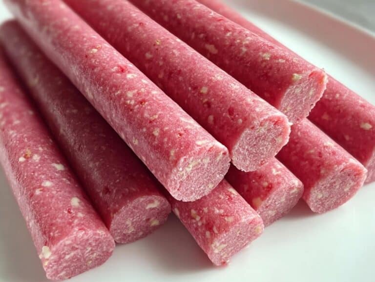 Strawberry Oat Smoothie Sticks Recipe for Dogs
