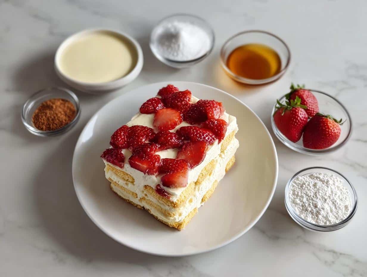 Strawberry Tiramisu: Amazing 25-Min No-Bake Dessert - Strawberry Tiramisu - additional detail