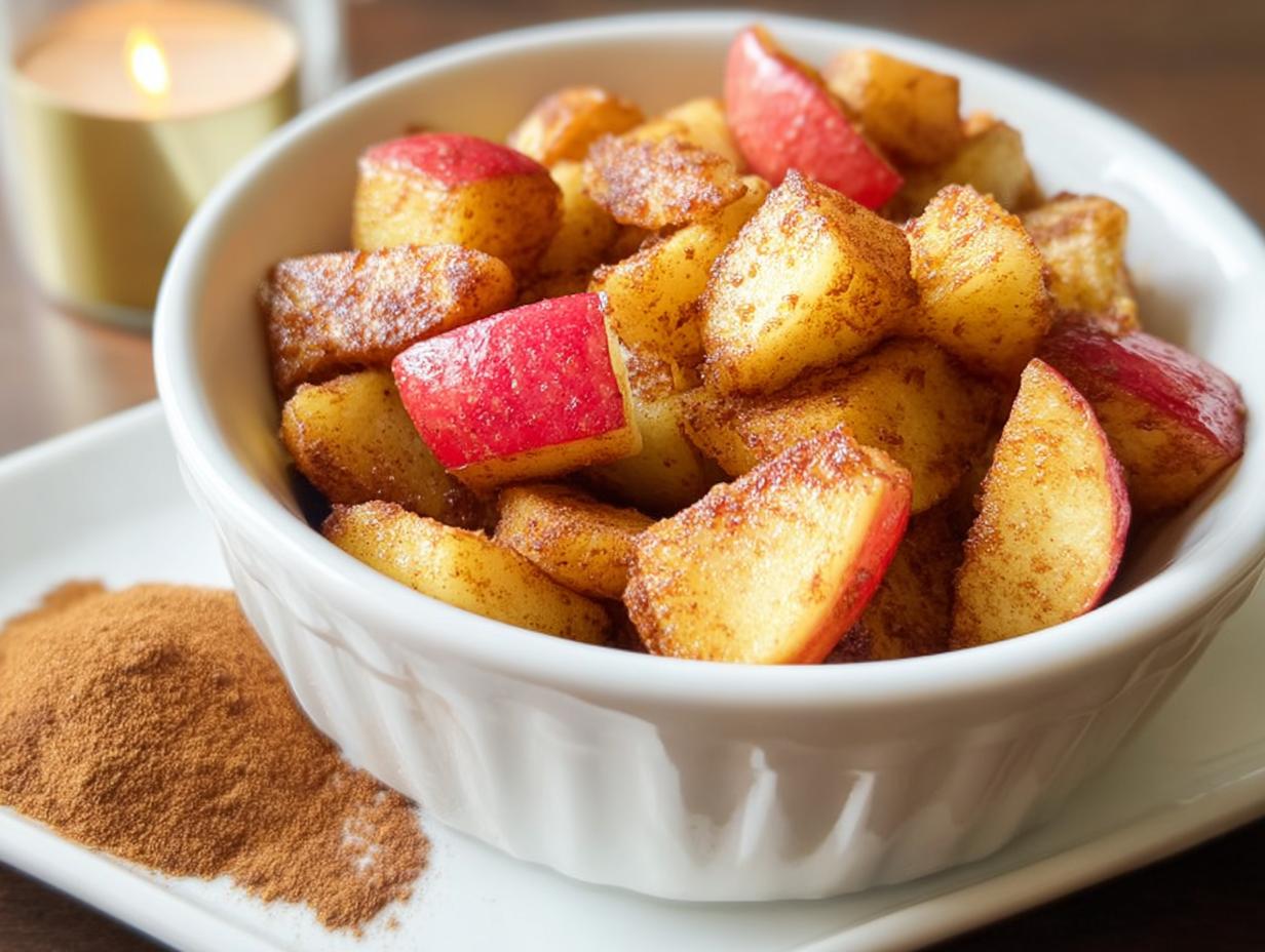 Air Fryer Apples Cinnamon