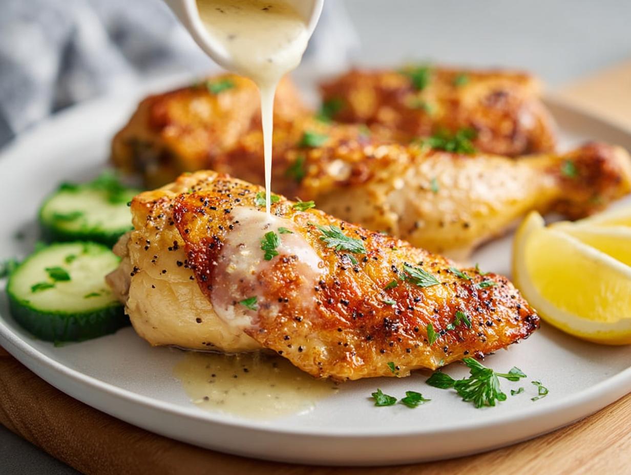 Baked Lemon Pepper Chicken: 7 Minute Prep - Baked Lemon Pepper Chicken - additional detail