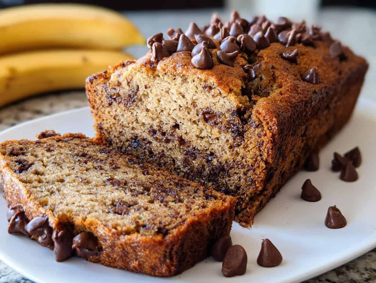 Amazing Banana Chocolate Chip Bread 3 Ways - Banana Chocolate Chip - additional detail
