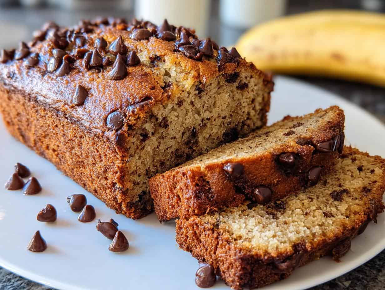 Amazing Banana Chocolate Chip Bread 3 Ways - Banana Chocolate Chip - additional detail