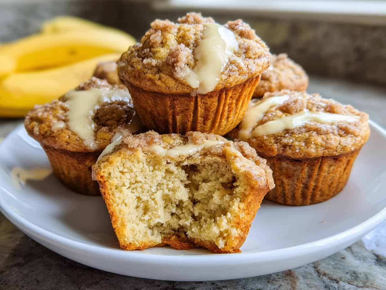 Banana Muffins Cream Cheese