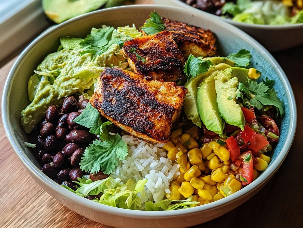 Blackened Fish Taco Bowls