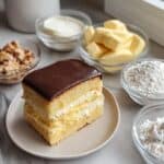 Boston Cream Poke Cake