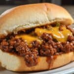 Cheesy Sloppy Joes: 10 Minute Magic 6 Cheesy Sloppy Joes