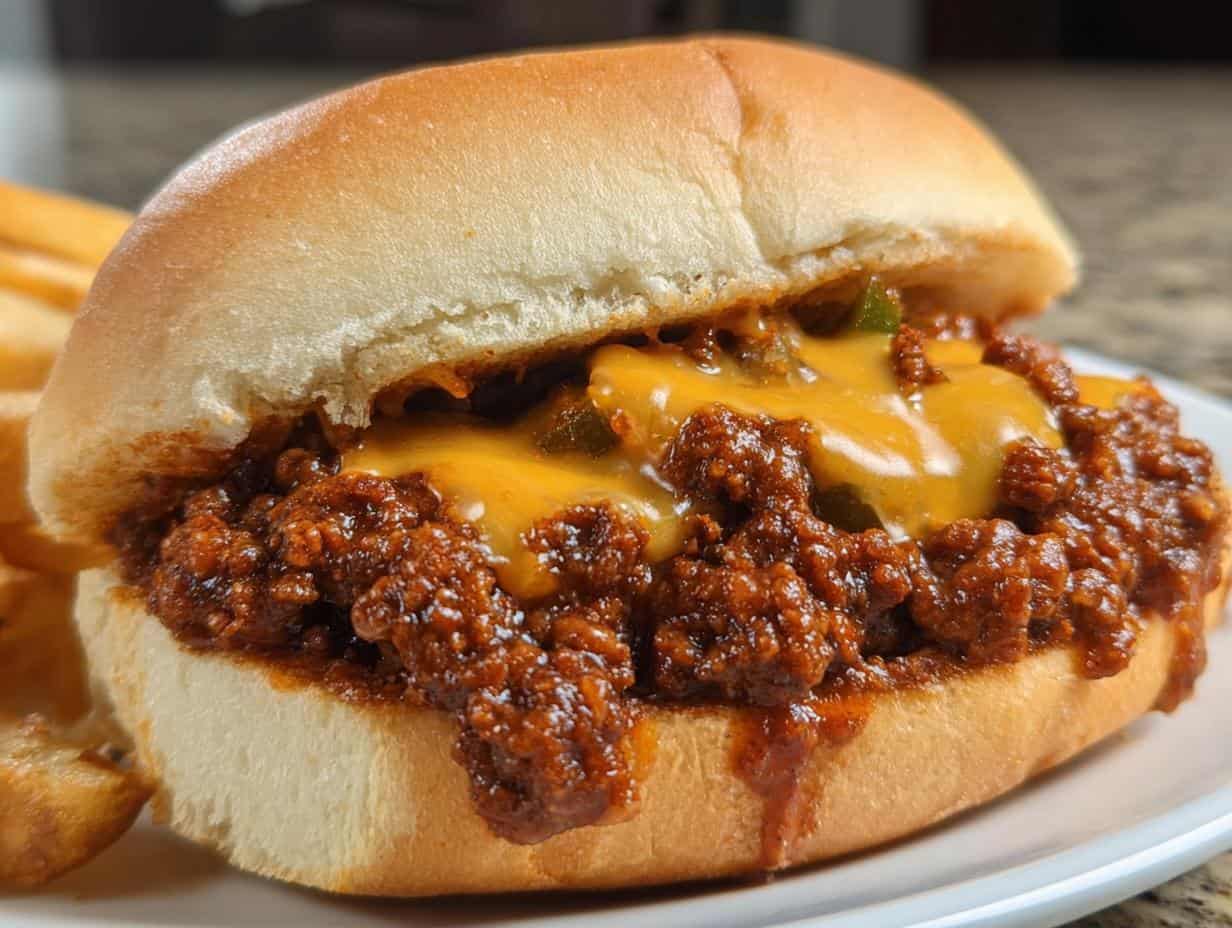 Cheesy Sloppy Joes