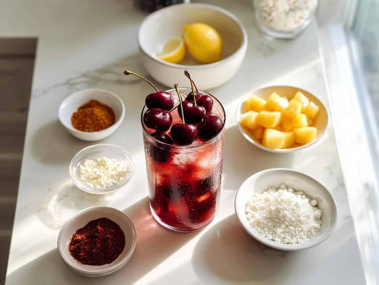 Cherry Pie Iced Tea: Amazing 25-Minute Treat - Cherry Pie Iced Tea - additional detail