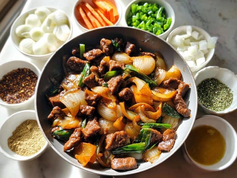 Chinese Beef Onion Stir