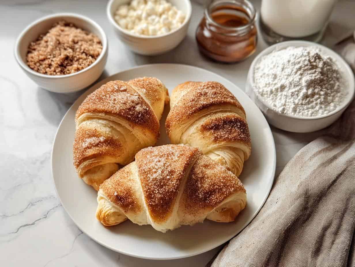 Cinnamon Sugar Crescent Roll