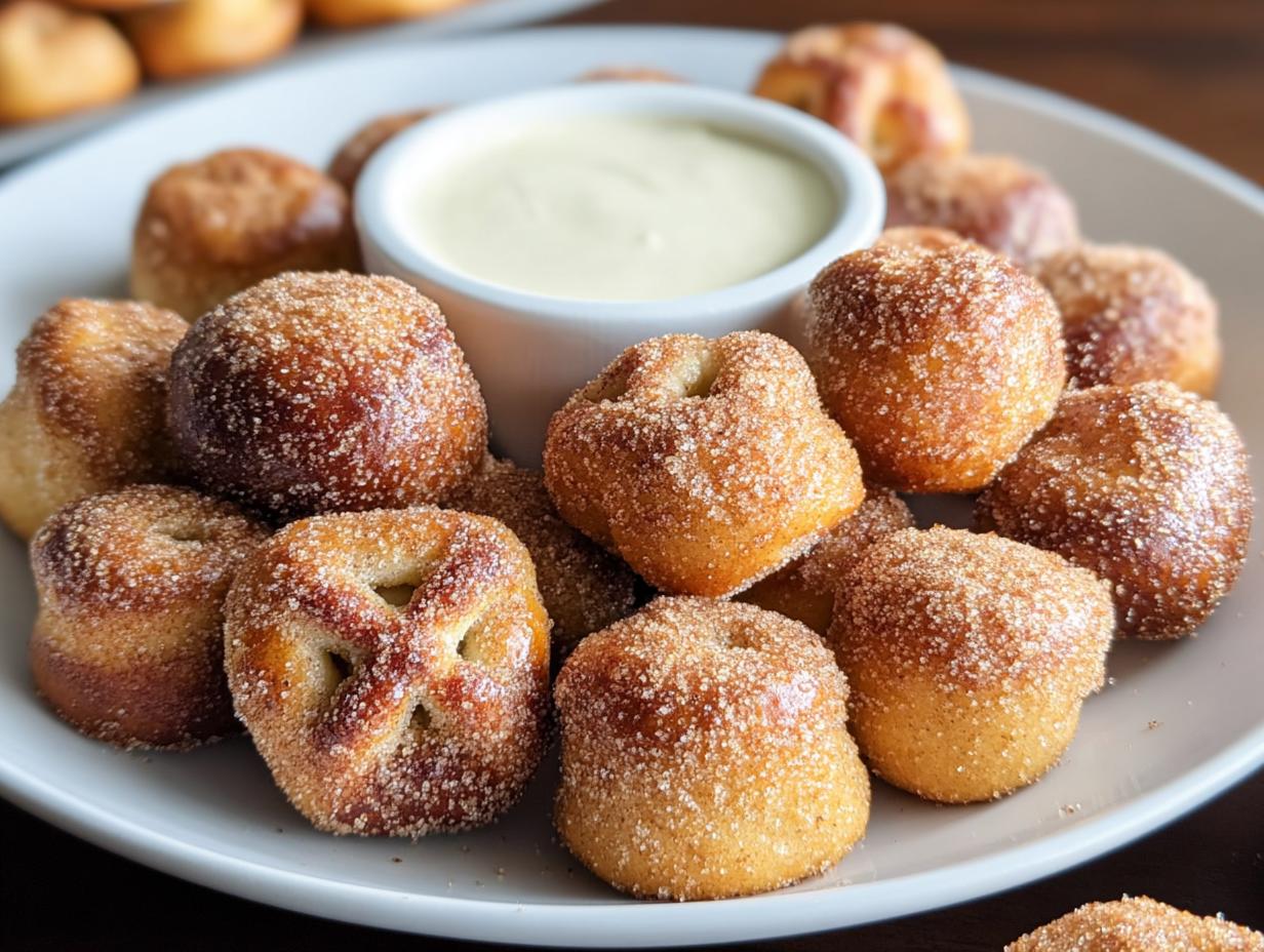 Cinnamon Sugar Pretzel Bites