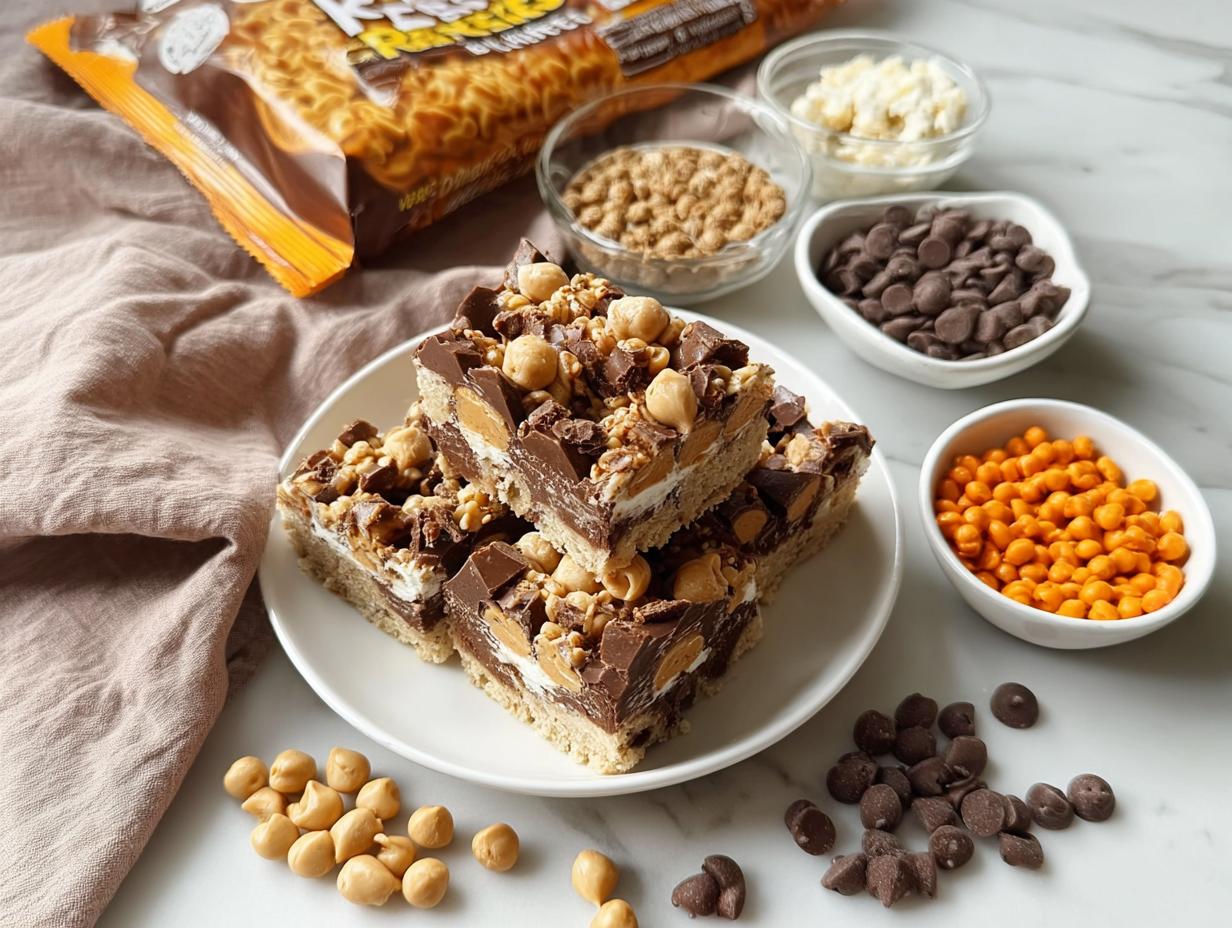 Amazing Cookie Dough Snickers Reeses Delight - Cookie Dough Snickers Reeses - additional detail