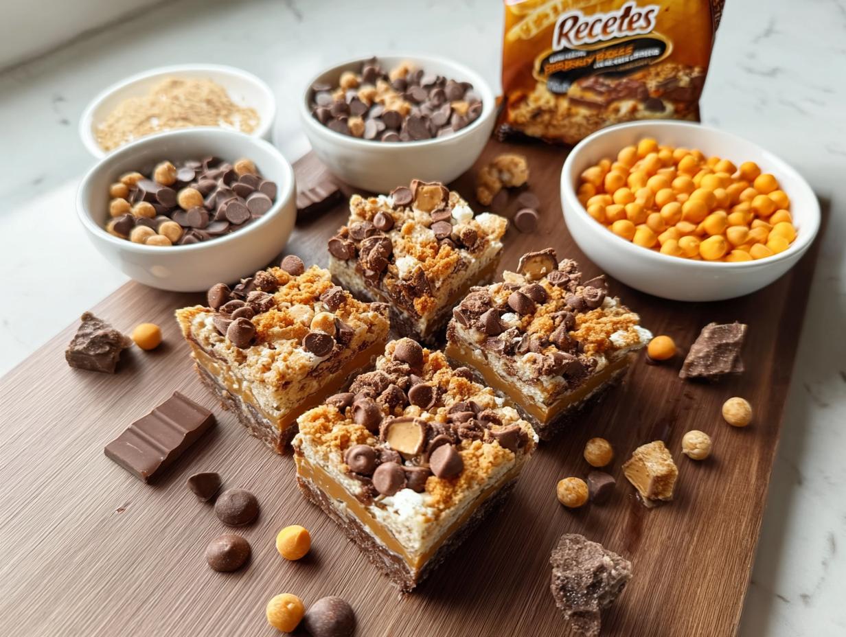 Amazing Cookie Dough Snickers Reeses Delight - Cookie Dough Snickers Reeses - additional detail