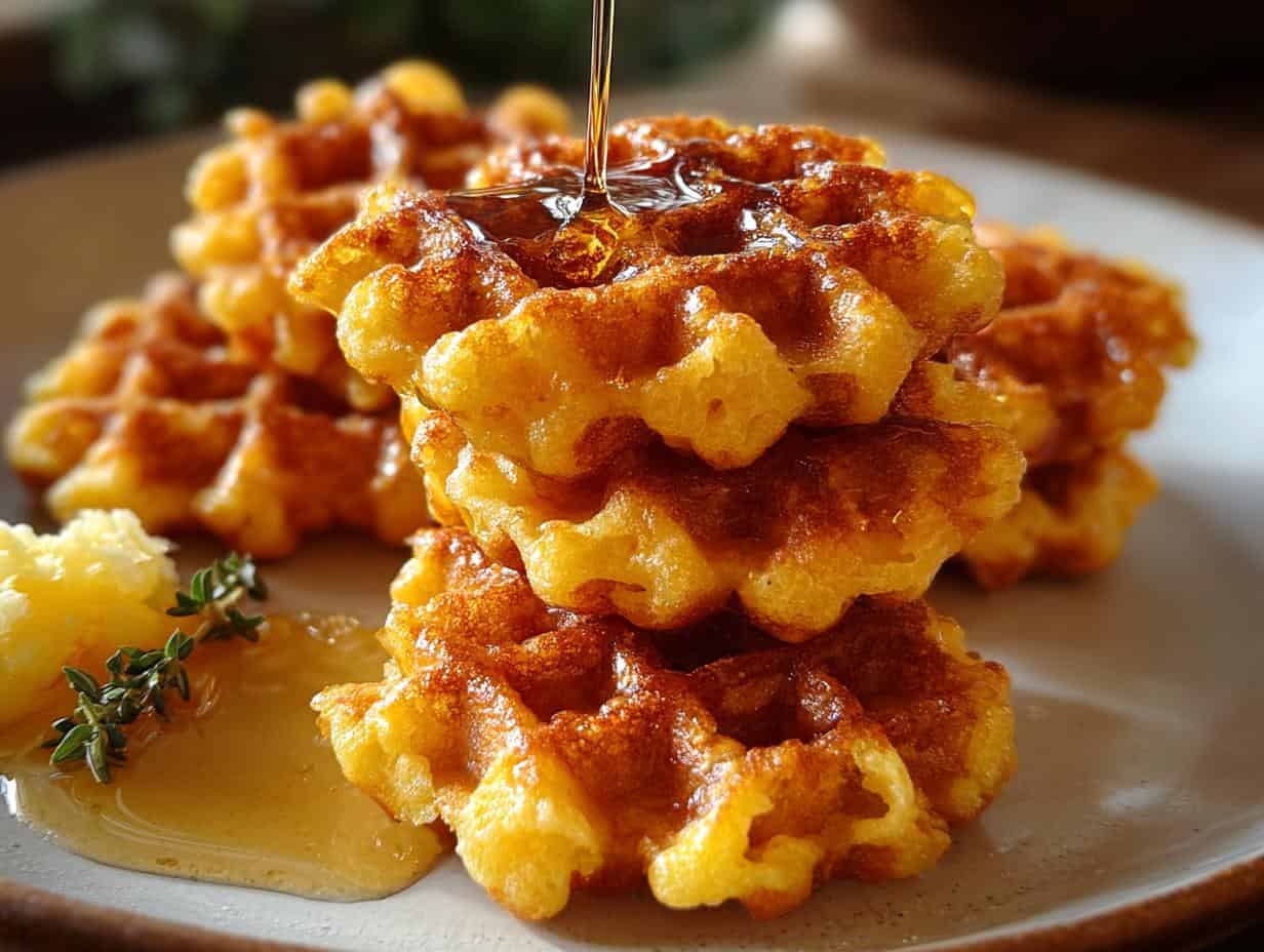 Cornbread Waffle Bites: Amazing 10-Minute Snack - Cornbread Waffle Bites - additional detail