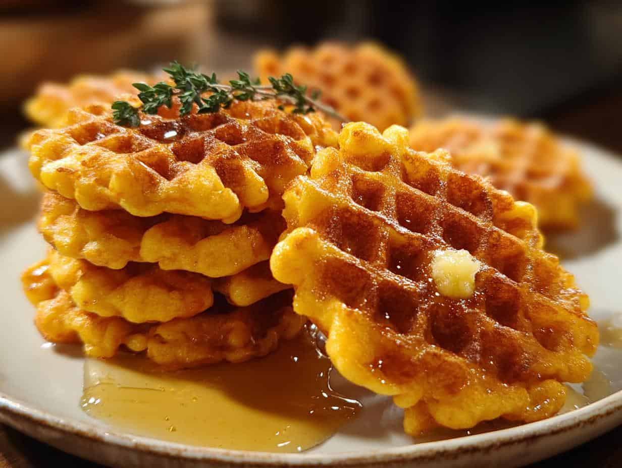 Cornbread Waffle Bites: Amazing 10-Minute Snack - Cornbread Waffle Bites - additional detail
