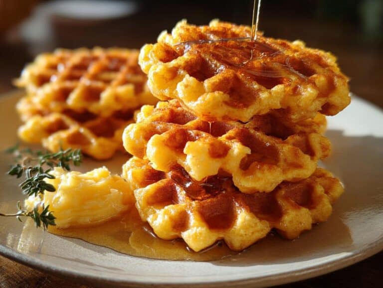 Cornbread Waffle Bites