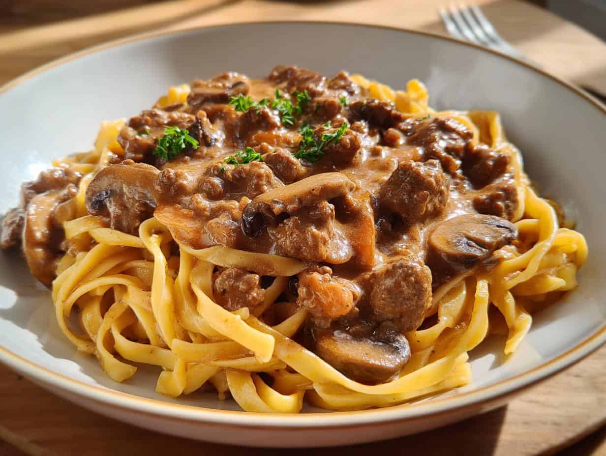 Creamy Beef Pasta
