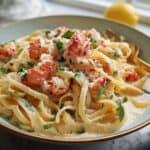 Creamy Lobster Linguine