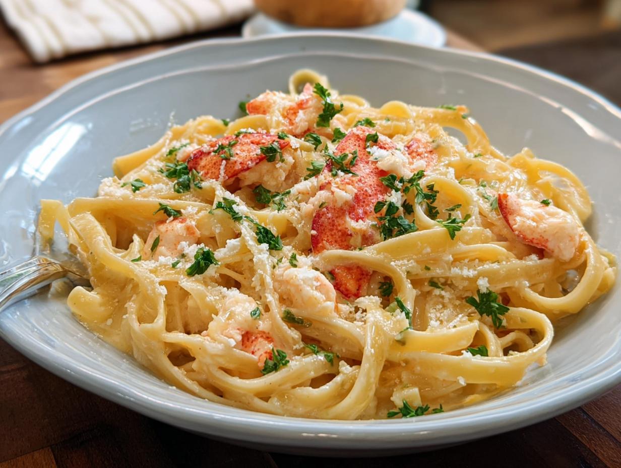 Creamy Lobster Pasta: 1 Amazing Comfort Dish - Creamy Lobster Pasta - additional detail