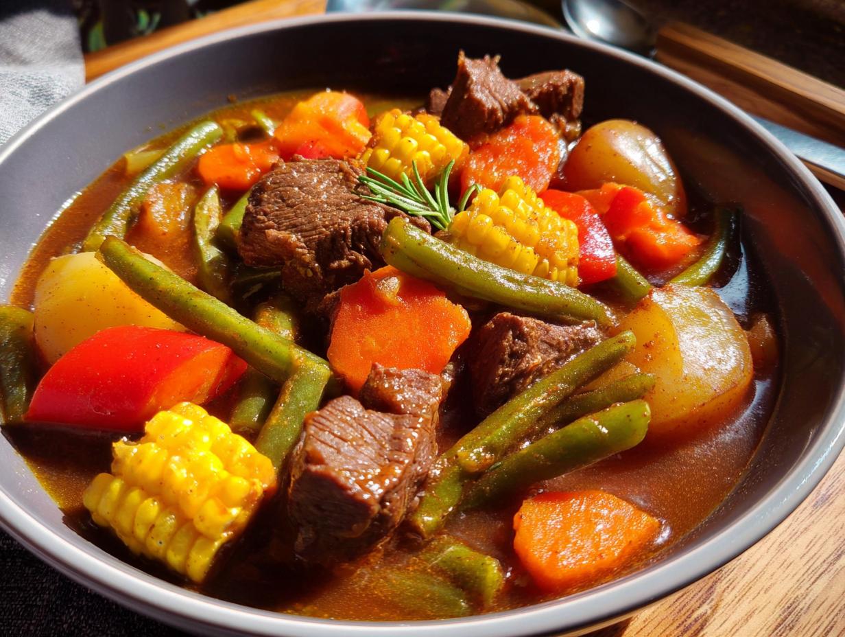 Crockpot Summer Beef Stew