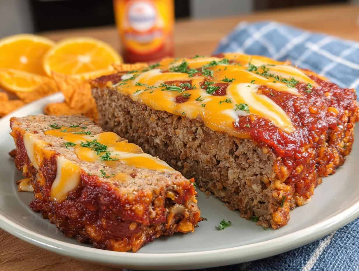 Dorito Taco Meatloaf: Crazy Flavor - Dorito Taco Meatloaf - additional detail