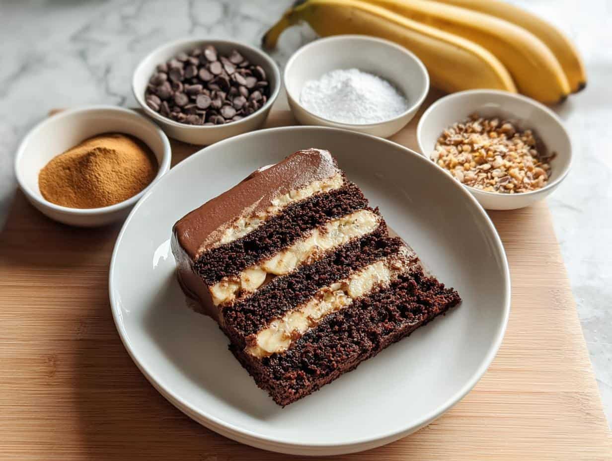 Double Chocolate Banana Layer