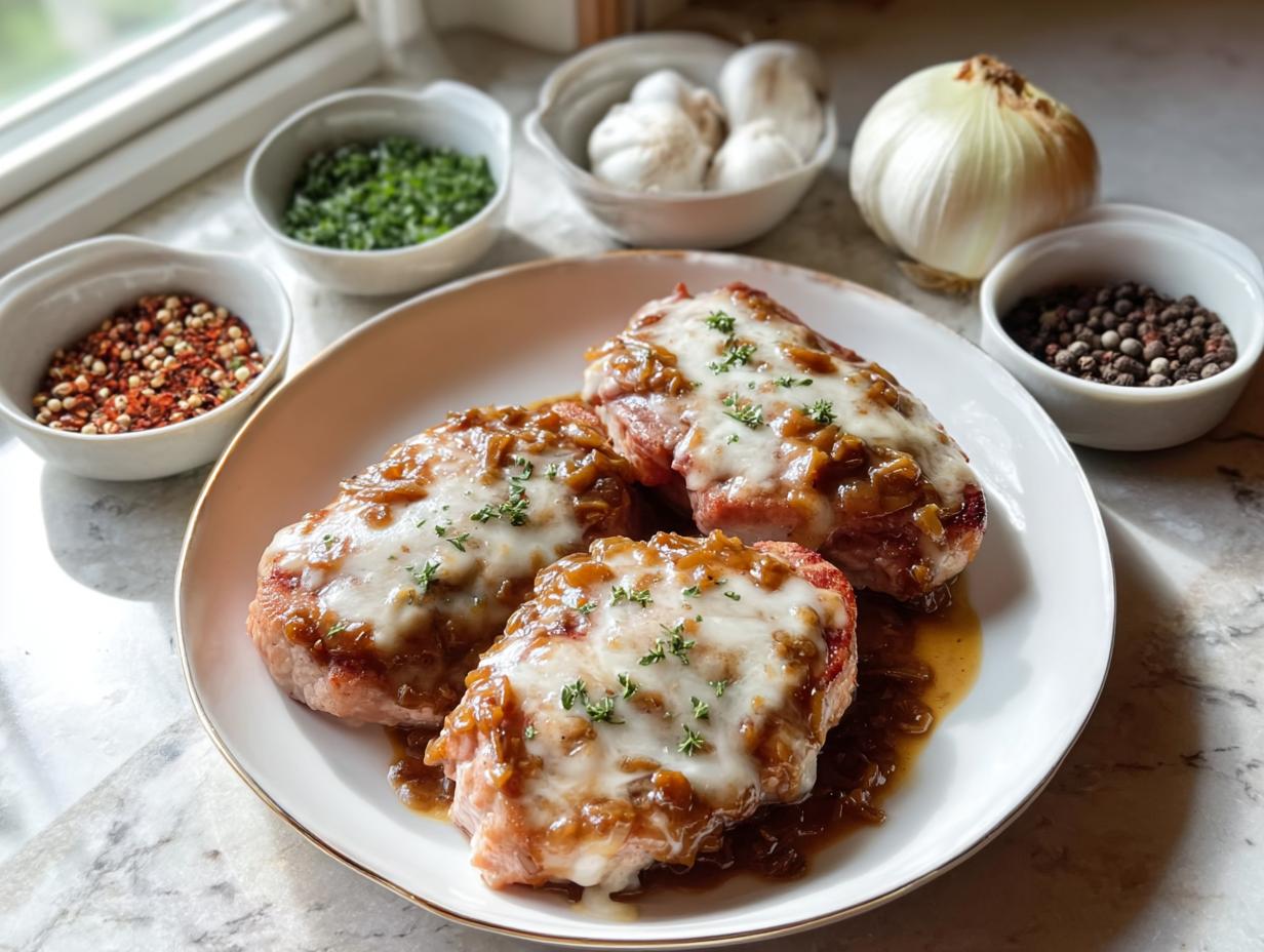 French Onion Pork Chops
