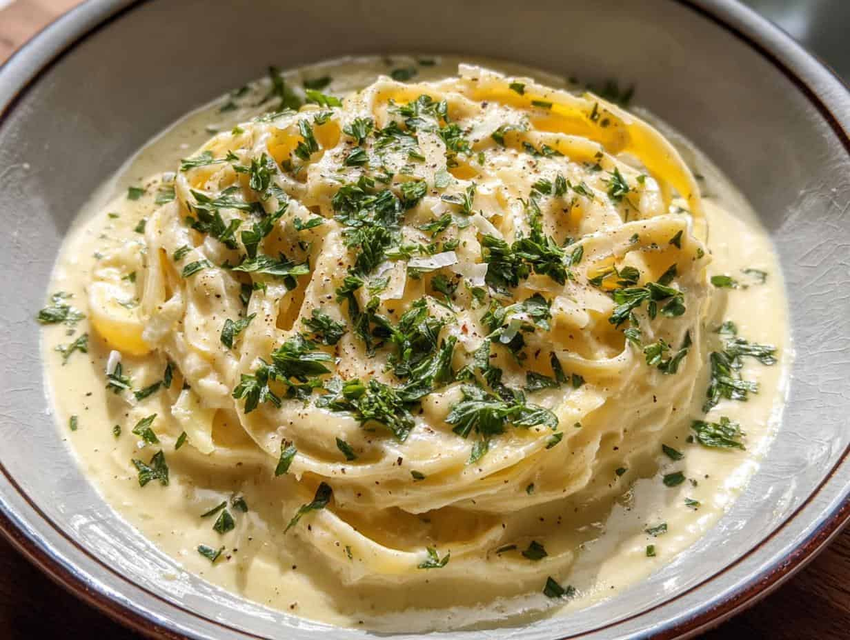 Amazing 15-Minute Garlic Parmesan Sauce - Garlic Parmesan Sauce - additional detail