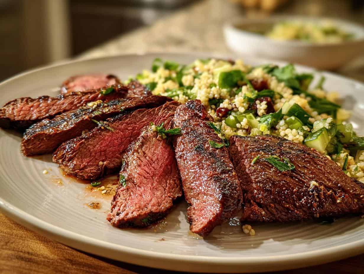 Grilled Skirt Steak: 4 Incredible Juicy Bites - Grilled Skirt Steak - additional detail