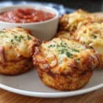 Ground Chicken Parmesan Muffins