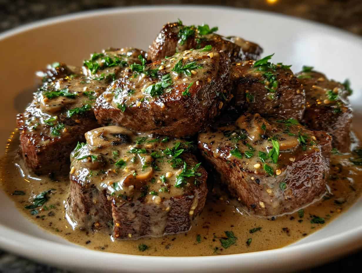 Haunted Bourbon Cream Steak