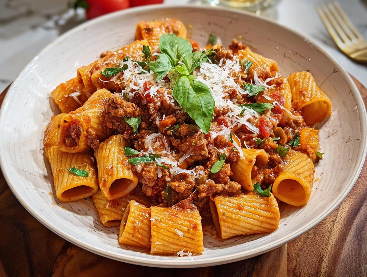 Hearty Sausage Rigatoni: Amazing Comfort Food - Hearty Sausage Rigatoni - additional detail
