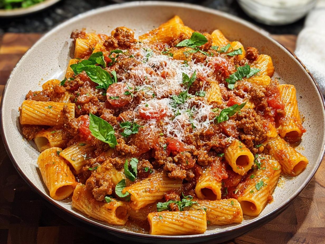 Hearty Sausage Rigatoni: Amazing Comfort Food - Hearty Sausage Rigatoni - additional detail