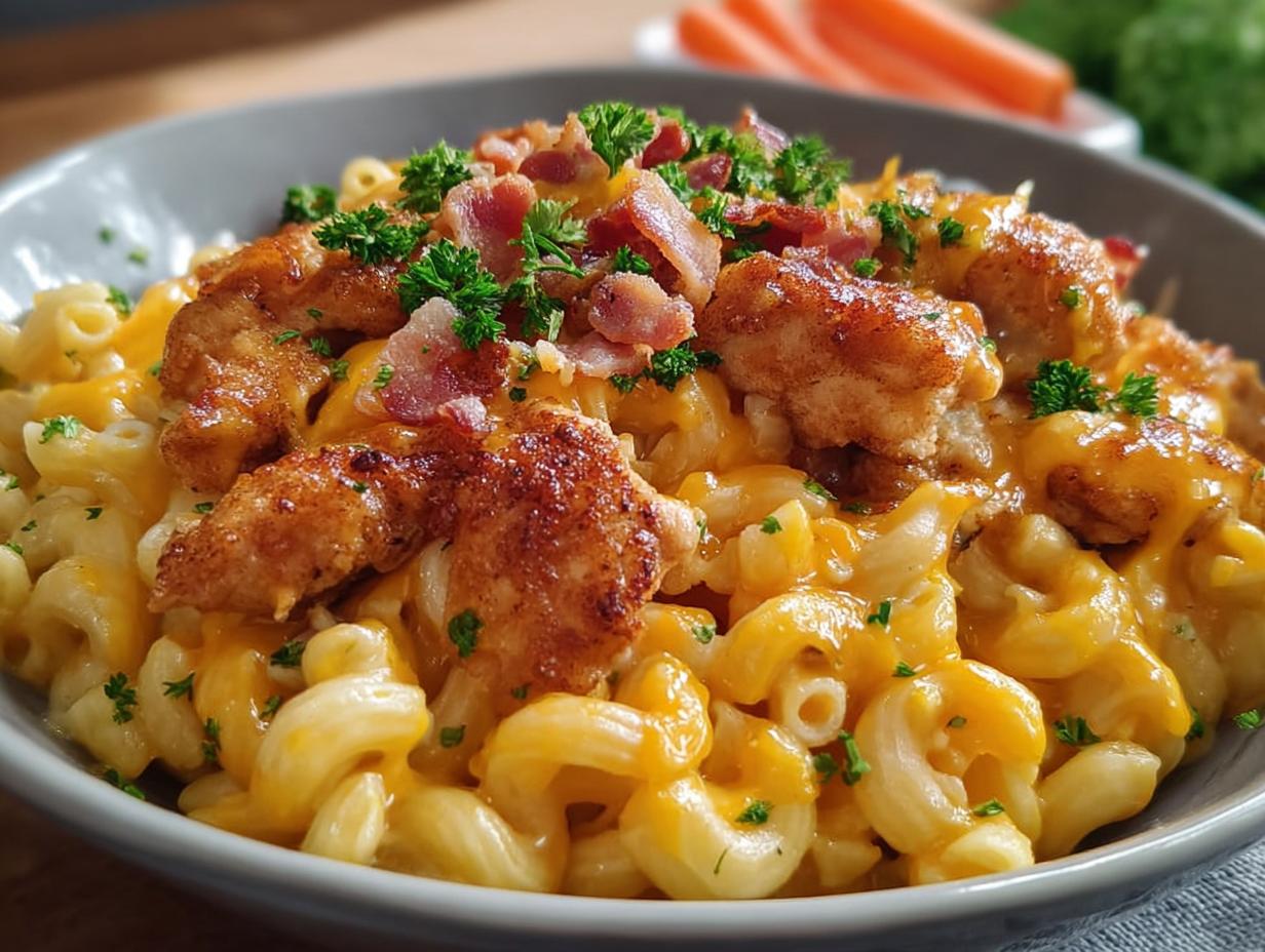 Honey Pepper Chicken Mac: 1 Amazing Recipe - Honey Pepper Chicken Mac - main visual representation
