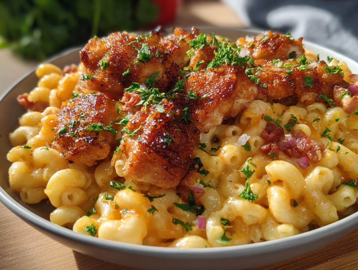 Honey Pepper Chicken Mac: 1 Amazing Recipe - Honey Pepper Chicken Mac - additional detail