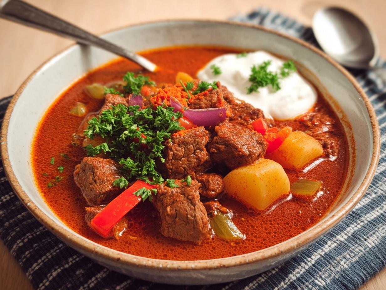 Hungarian Goulash: A Rich & Flavorful Comfort Dish - Hungarian Goulash - additional detail