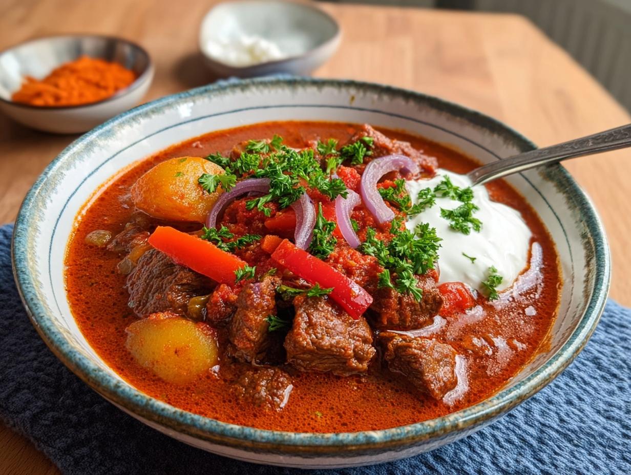 Hungarian Goulash: A Rich & Flavorful Comfort Dish - Hungarian Goulash - additional detail