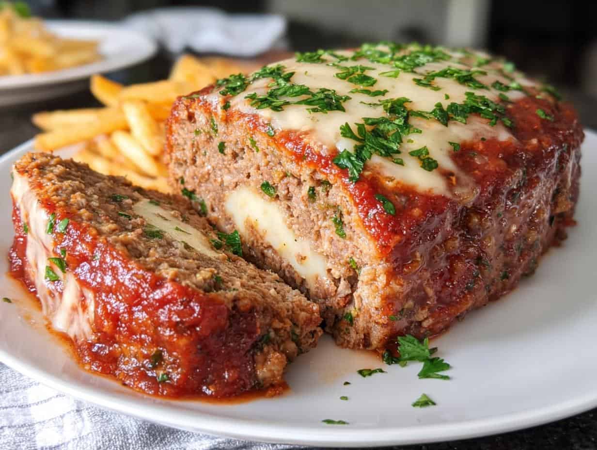 Italian Meatloaf Mozzarella