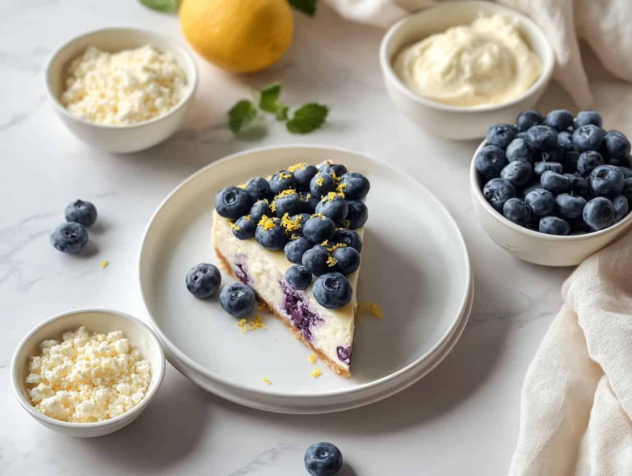 Lemon Blueberry Cheesecake