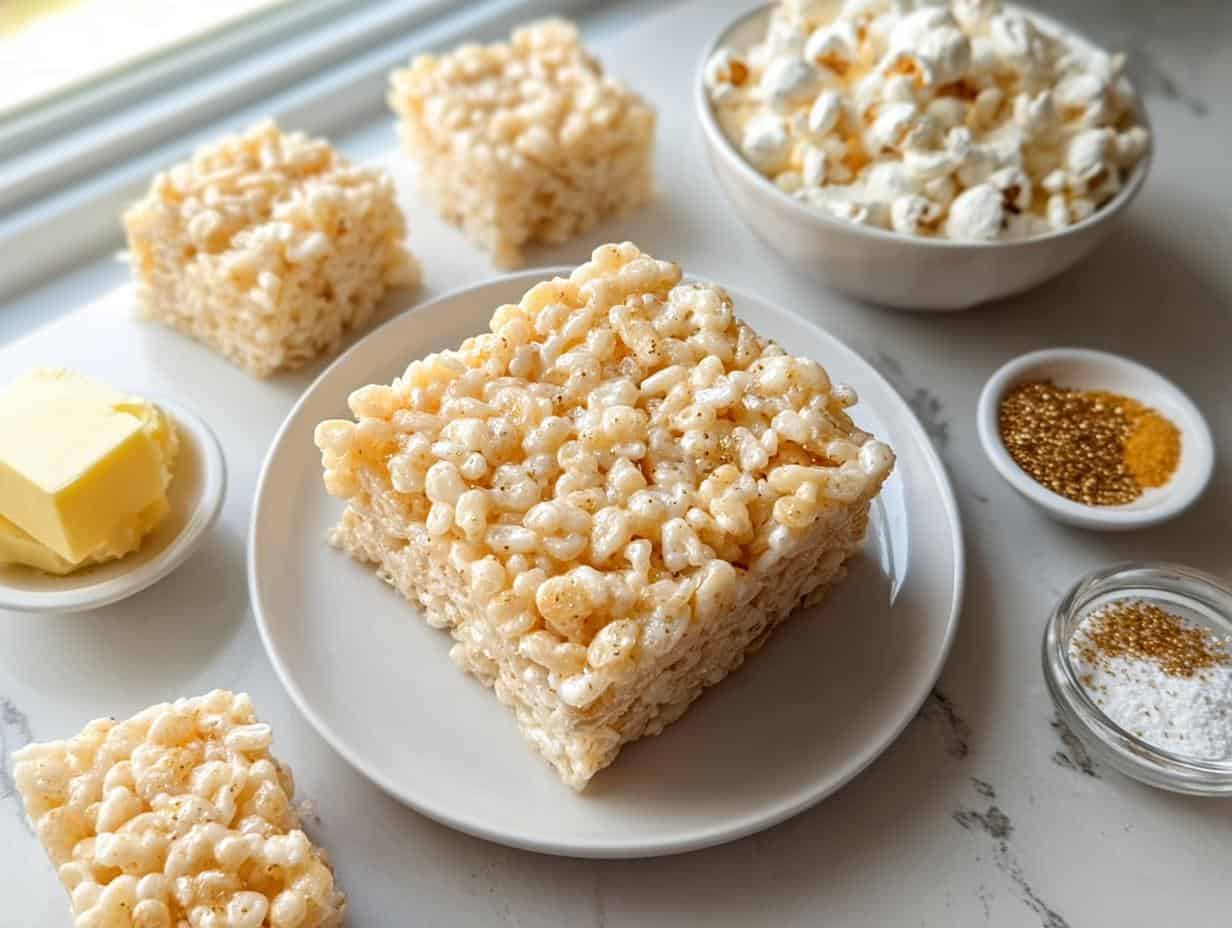 Lemon Rice Krispie Treats
