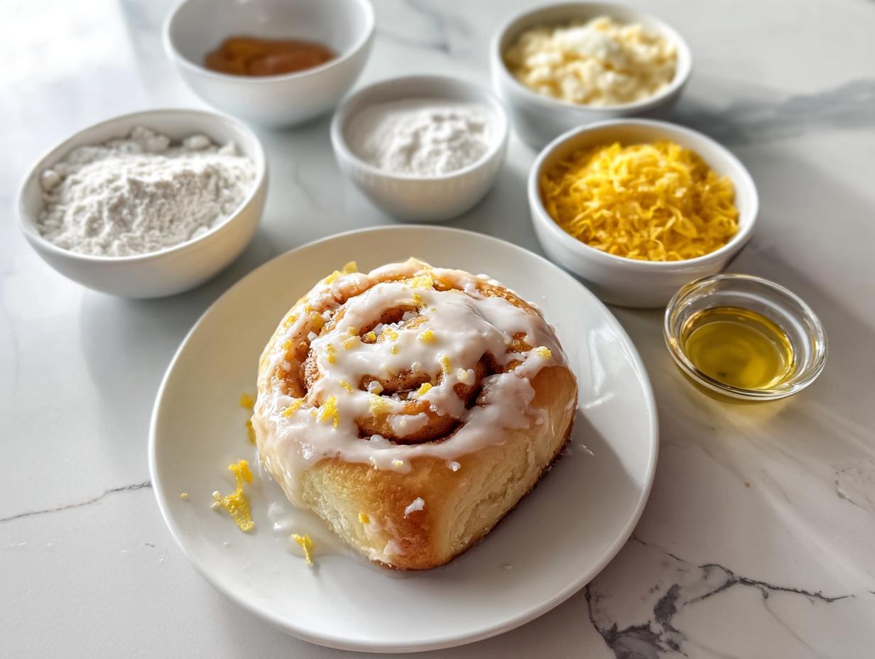 Lemon Sweet Rolls: 12 Amazing Bites - Lemon Sweet Rolls - additional detail