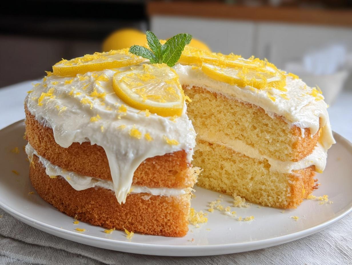 Limoncello Mascarpone Cake