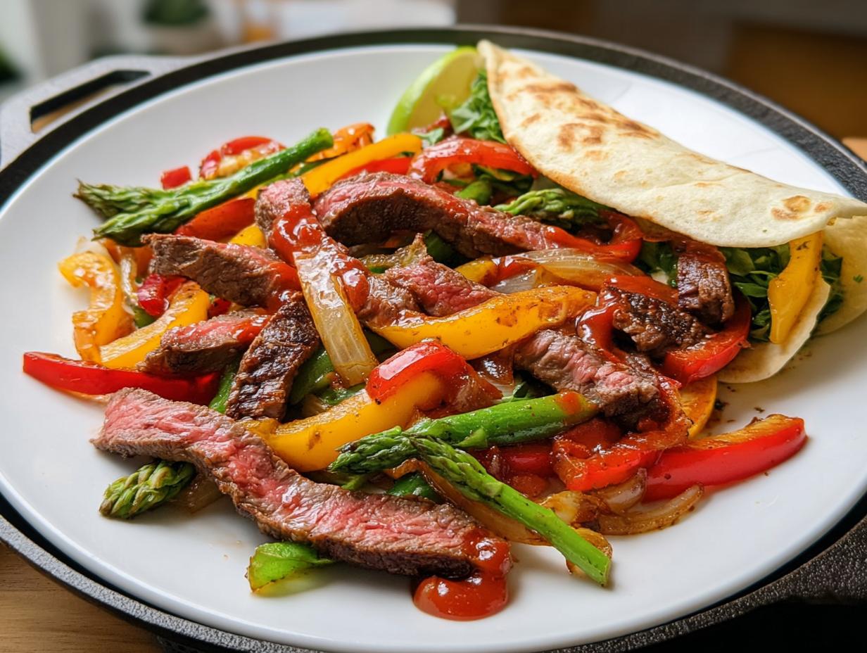 Low Carb Steak Fajita: Amazing 30 Min Meal - Low Carb Steak Fajita - additional detail