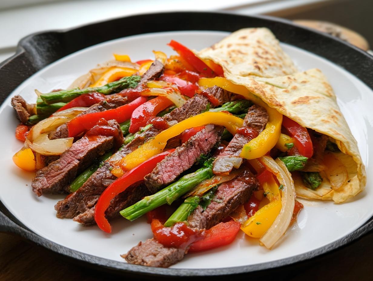 Low Carb Steak Fajita: Amazing 30 Min Meal - Low Carb Steak Fajita - additional detail